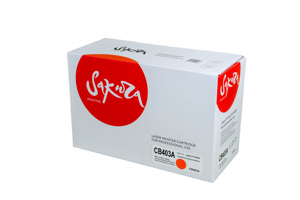 CB403A (HP 642A) Картридж Sakura для HP Color LJ CP4005/CP4005n/CP4005dn, пурпурный, 7500 к.