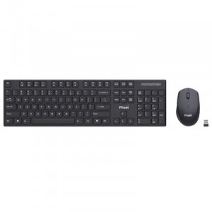 Клавиатура и мышь Wireless Filum FL-KTW10-BK мышь оптическая USB, 4 кл., DPI: 800/1200/1600, 104 кл., тип клавиатуры: мембранная, питание АА 1 шт., че	