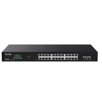 TENDA TEG2226F Коммутатор облачный управляемый, 24x1 Гбит/с, SFP 2x1 Гбит/с, установка в стойку, металлический корпус TENDA TEG2226F Коммутатор облачный управляемый, 24x1 Гбит/с, SFP 2x1 Гбит/с, установка в стойку, металлический корпус