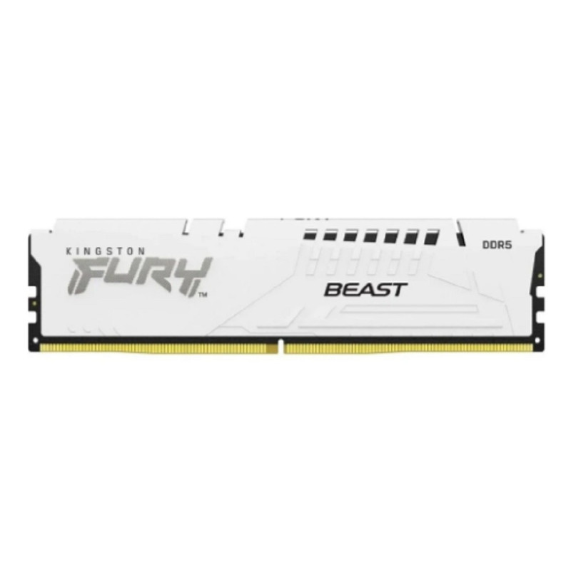 Память DDR5 16GB 6000MHz Kingston KF560C36BWE2-16 Fury Beast White Expo RTL PC5-48000 CL36 DIMM 288-pin 1.35В dual rank с радиатором Ret