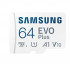 Micro SecureDigital 64Gb Samsung SDXC EVO+ 64GB V10 W/A MB-MC64KA/EU 