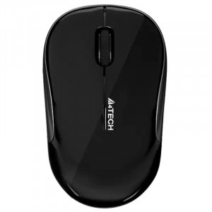 Мышь беспроводная A4Tech G3-300NS black (оптическая,  silent, USB, 2but, 1200dpi)(G3-300NS