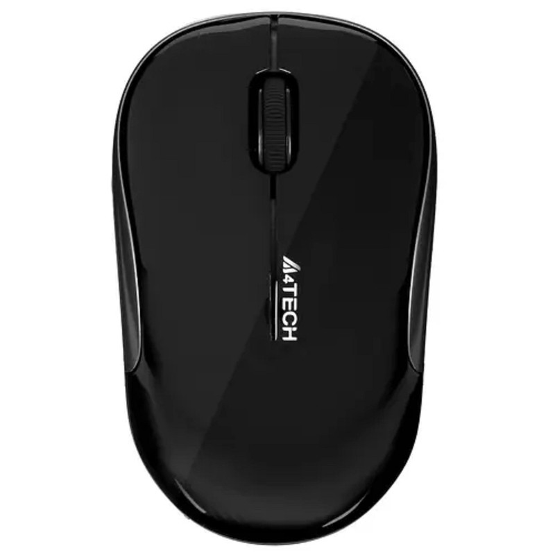 Мышь беспроводная A4Tech G3-300NS black (оптическая,  silent, USB, 2but, 1200dpi)(G3-300NS