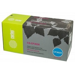 CACTUS CS-CF363X Тонер Картридж CS-CF363X пурпурный для HP CLJ M552dn/M553dn (9500стр.)
