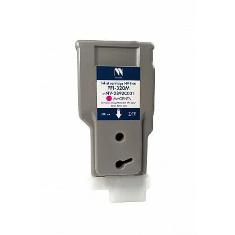 Струйный картридж NV Print PFI-320M (NV-2892C001) Magenta для Canon ImagePROGRAF TM-200/205/300/305 (300 мл) Струйный картридж NV Print PFI-320M (NV-2892C001) Magenta для Canon ImagePROGRAF TM-200/205/300/305 (300 мл)