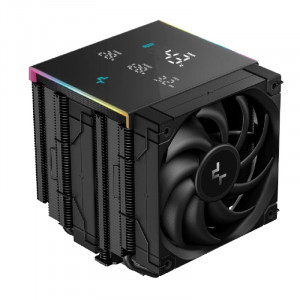 Устройство охлаждения(кулер) Deepcool AK620 Digital Pro ARGB Soc-AM5/AM4/1151/1200/2066/1700 черный 4-pin 25dB Al+Cu LCD 260W 1491gr Ret (R-AK620-BKAPMN-G)
