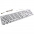 Oklick 420MRL white USB slim Multimedia LED [1091227]
