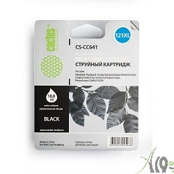 CACTUS CC641A Картридж CACTUS  №121XL (черный) для  HP DeskJet D1663/D2563/D2663/D5563/F2423/F2483/F2493/F4213/F4275/F4283/F4583; PS C4683/C4783, 600 стр.