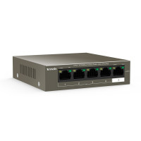 TENDA TEF1105P-4-63W Коммутатор настольный 5-Ports 10/100 Base-TX 4-Ports PoE(PoE бюджет 58W) TENDA TEF1105P-4-63W Коммутатор настольный 5-Ports 10/100 Base-TX 4-Ports PoE(PoE бюджет 58W)