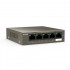 TENDA TEF1105P-4-63W Коммутатор настольный 5-Ports 10/100 Base-TX 4-Ports PoE(PoE бюджет 58W)