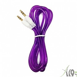 Кабель аудио CBR 3.5 jack Super Link / Human Friends  (Shine) Purple, 1,5 м.