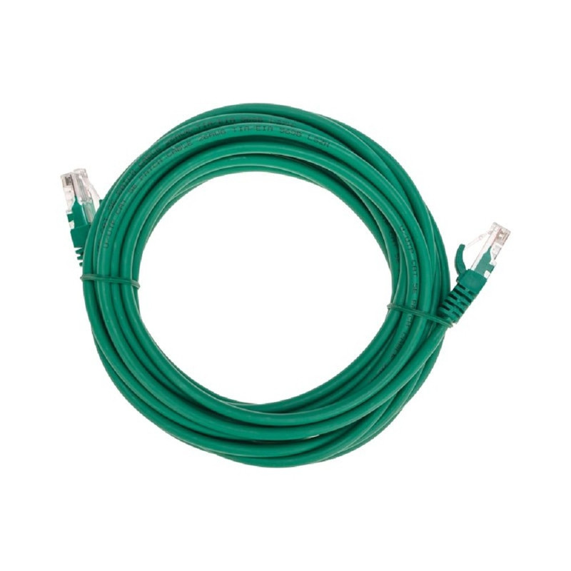 Rexant (02-0106-5) Патч-корд U/UTP, CAT 5e, RJ45-RJ45, 26AWG, LSZH, зеленый, 5м