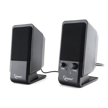Gembird SPK-510, черный, 6 Вт, рег. громкости, разъём для наушников,USB-питание