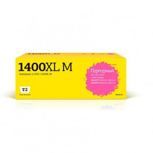 T2  PGI-1400XL M Картридж (IC-CPGI-1400XL M) струйный для Canon MAXIFY MB2040/MB2140/MB2340/MB2740, пурпурный