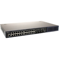 SW-8244/LST(370W) Управляемый L2+ стекируемый PoE коммутатор Gigabit Ethernet на 24 RJ45 PoE + 4 x SFP uplink порта.
