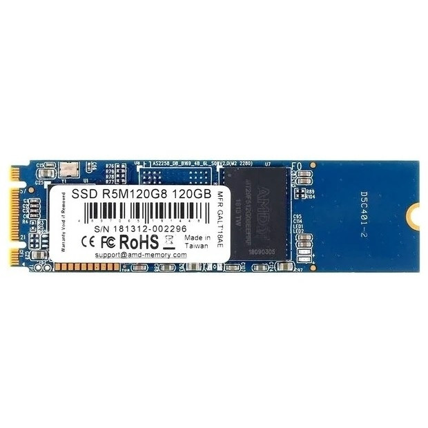 AMD SSD 120GB Radeon R5 Client, M.2, R5M120G8