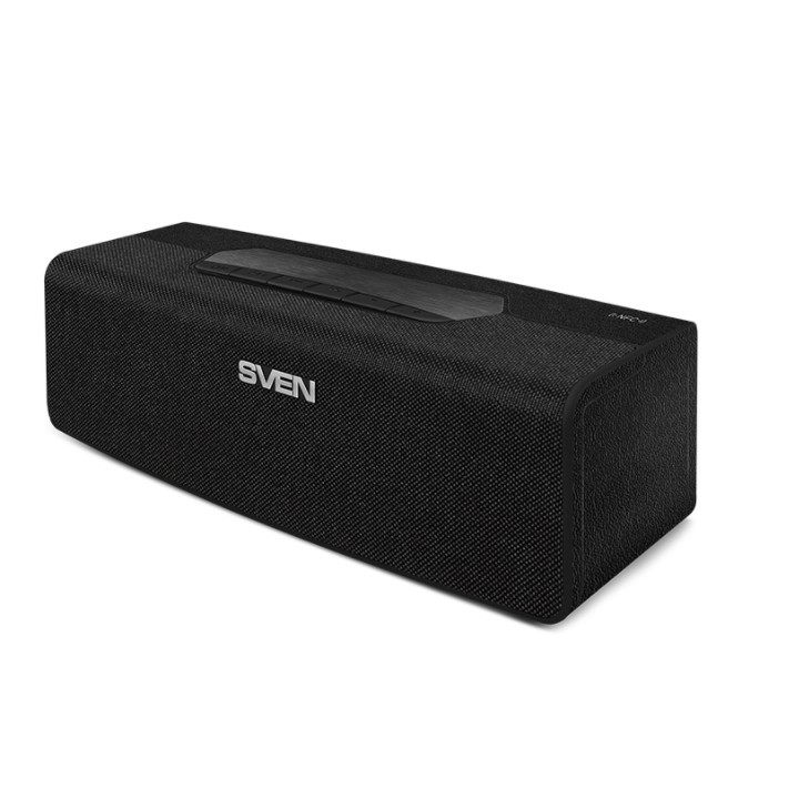 SVEN PS-192, черный (16 Вт, TWS, Bluetooth, FM, USB, microSD, NFC, 2400мА*ч)