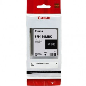 Canon PFI-120MBK 2884C001  Картридж для  TM-200/TM-205/TM-300/TM-305, 130 мл. матовый чёрный (GR)