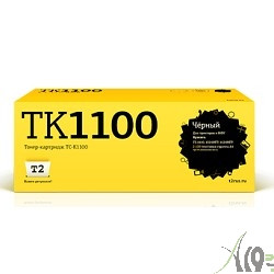 T2 TK-1100 Тонер-картридж T2 (TC-K1100) для Kyocera FS-1110/1024MFP/1124MFP (2100 стр.) с чипом