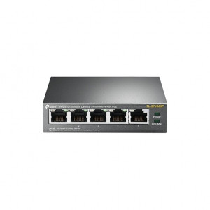 TP-Link TL-SF1005P 5-портовый 10/100 Мбит/с настольный коммутатор с 4 портами PoE SMB