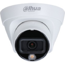 DAHUA DH-IPC-HDW1239T1P-LED-0280B-S6 Уличная турельная IP-видеокамера Full-color 2Мп, 1/2.8” CMOS, объектив 2.8мм, LED-подсветка до 30м, IP67, корпус: металл, пластик