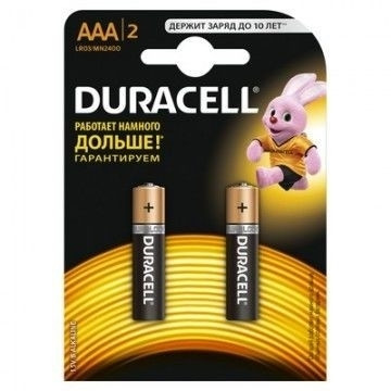 Duracell LR03-2BL BASIC CN (24/96/14592)  (2 шт. в уп-ке)