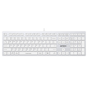 Клавиатура A4Tech Fstyler FX50 белый USB slim Multimedia (FX50 WHITE)