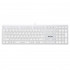 Клавиатура A4Tech Fstyler FX50 белый USB slim Multimedia (FX50 WHITE)