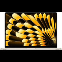 Apple MacBook Air 15-inch 2024 [MW1J3LL/A] (КЛАВ.РУС.ГРАВ.) Starlight 15.3" Liquid Retina {(2880x1864) M4 8C CPU 10C GPU/16GB/256GB SSD/рекоменд.переходник 1991284} (A3241) (США)