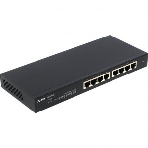 ZYXEL GS1900-8-EU0101F Коммутатор 8 port GbE L2 smart switch, desktop, fanless