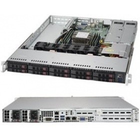 Серверная платформа SYS-1019P-WTR Supermicro 1U, 2x500W, 1xLGA3647, iC622, 6xDDR4, 10x2.5" Drive, 2x10GbE, IPMI, RMKit 