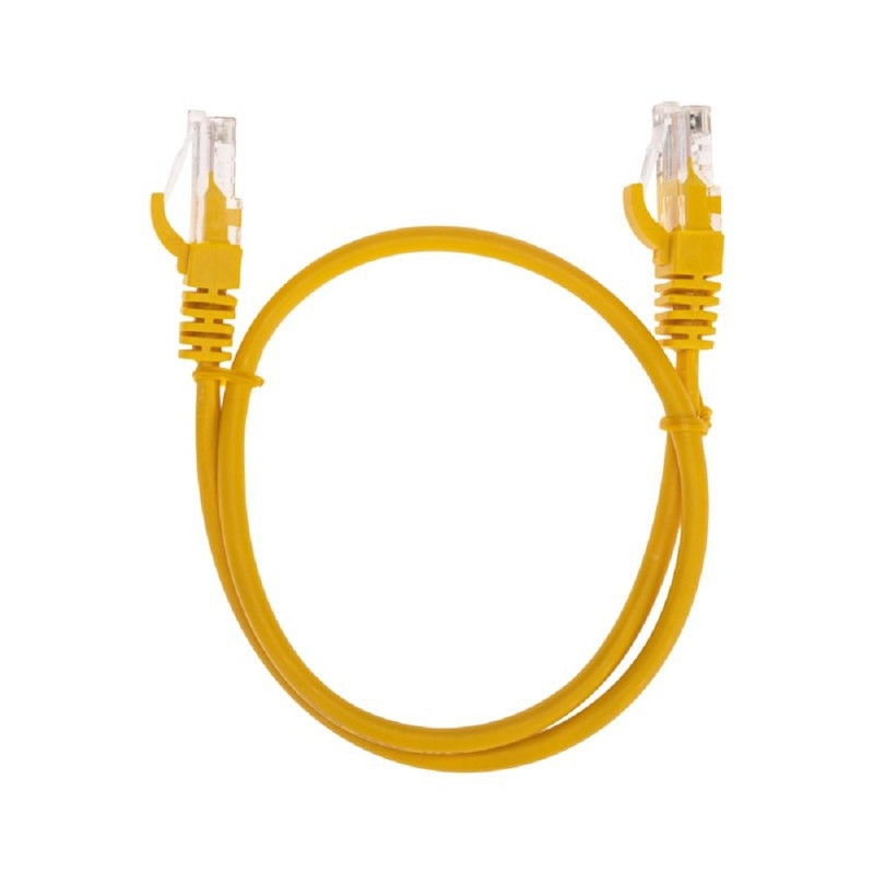 Rexant (02-0105-05) Патч-корд U/UTP, CAT 5e, RJ45-RJ45, 26AWG, LSZH, желтый, 0,5м