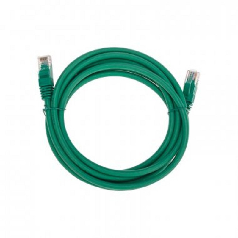 Rexant (02-0296-3) Патч-корд U/UTP, CAT 6, RJ45-RJ45, 26AWG, LSZH, зеленый, 3м