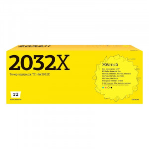 T2  W2032X Тонер-картридж TC-HW2032X  для HP CLJ Pro M454/455/479/480 (6000 стр.) Желтый, с чипом