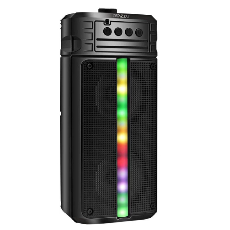 Ginzzu GM-914B, BT-Колонка 20W/TWS/1800mAh/FM/USB/RGB 
