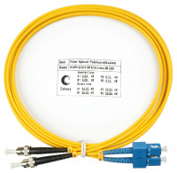 Cabeus FOP(d)-9-SC-ST-2m Шнур оптический duplex SC-ST 9/125 sm 2м LSZH Cabeus FOP(d)-9-SC-ST-2m Шнур оптический duplex SC-ST 9/125 sm 2м LSZH
