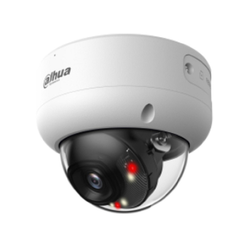 DAHUA DH-IPC-HDBW3449EP-S-IL-0280B Уличная купольная IP-видеокамера 4Мп; 1/2.9” CMOS; объектив 2.8мм; ИК  40м, LED 40м; IP67, IK10; металл