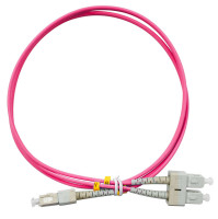 Cabeus FOP-50-OM4-SC-SC-1m Шнур оптический duplex SC-SC 50/125 mm OM4 1м LSZH Cabeus FOP-50-OM4-SC-SC-1m Шнур оптический duplex SC-SC 50/125 mm OM4 1м LSZH