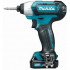 Makita TD110DWAE Гайковерт аккумуляторный ударный [TD110DWAE] {10.8В,2х2Ач Li-ion,0-3500у\м,110Нм,1.2кг,чем,подсв,M5-M12}