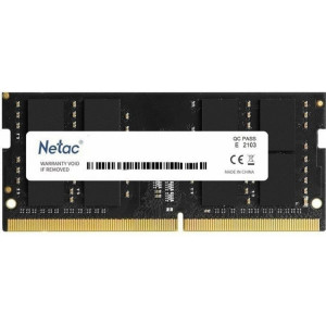 Память DDR4 16Gb 3200MHz Netac NTBSD4N32SP-16 Basic RTL PC4-25600 CL22 SO-DIMM 260-pin 1.2В single rank