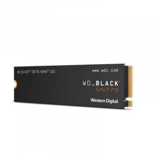 WD SSD Black SN770 NVMe, 2.0TB, M.2(22x80mm), NVMe, PCIe 4.0 x4, 3D TLC, R/W 5150/4850MB/s, IOPs 650 000/800 000, TBW 1200, DWPD 0.3 (12 мес.)