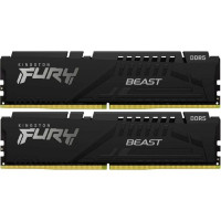Память оперативная/ Kingston 32GB 6400MT/s DDR5 CL32 DIMM (Kit of 2) FURY Beast Black EXPO Память оперативная/ Kingston 32GB 6400MT/s DDR5 CL32 DIMM (Kit of 2) FURY Beast Black EXPO