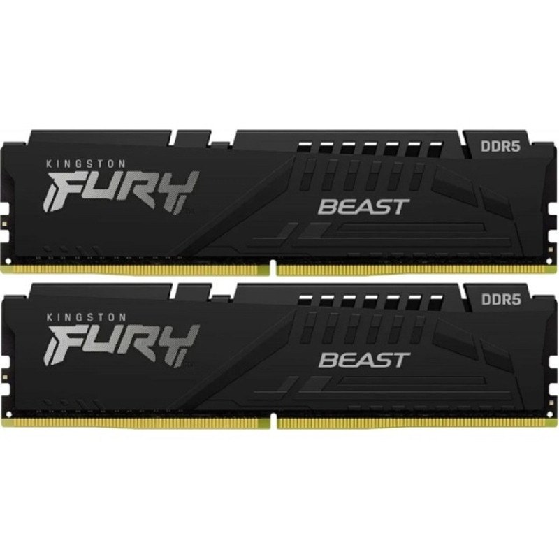 Память оперативная/ Kingston 32GB 6400MT/s DDR5 CL32 DIMM (Kit of 2) FURY Beast Black EXPO