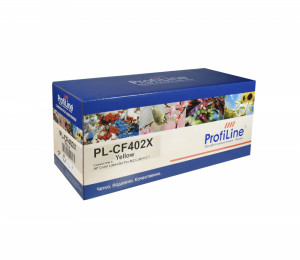 CF402X (HP 201X) Картридж ProfiLine для HP Color LJ Pro M252/MFP277 (2300 копий) Yellow