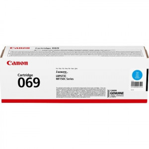 Canon Cartridge 069C 5093C002  тонер-картридж для MF752Cdw/MF754Cdw/LBP673Cdw 1900 стр. голубой