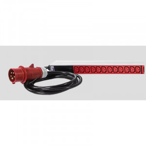 ЦМО Верт блок розеток Rem-3x16, 3 фазы 16A, инд, 36 C13, 12 C19, 1820 мм, вх IEC 309, шнур 3 м (R-3x16-36C13-12C19-I-1820-3-3PN)