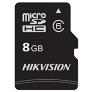 Micro SecureDigital 8GB Hikvision HS-TF-C1(STD)/8G/ZAZ01X00/OD <HS-TF-C1(STD)/8G/ZAZ01X00/OD>  (без SD адаптера) R/W Speed 90/12MB/s
