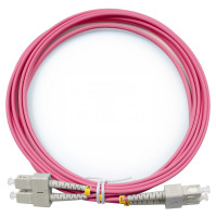 Cabeus FOP-50-OM4-SC-SC-3m Шнур оптический duplex SC-SC 50/125 mm OM4 3м LSZH Cabeus FOP-50-OM4-SC-SC-3m Шнур оптический duplex SC-SC 50/125 mm OM4 3м LSZH