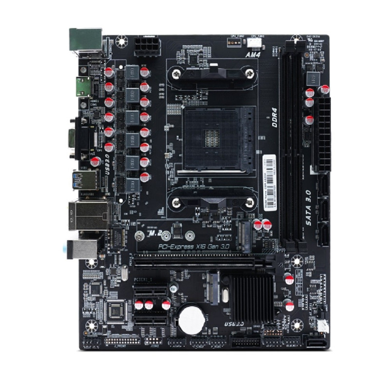 CBR A520M { Chipset A520, Socket AM4, 2*DDR4, mATX, VGA+HDMI, 1*PCIEx16,1*PCIEx1,1*M.2(PCIe NVMe Gen3 x4 & SATA3), 4*SATA3, 2*USB2.0 + 4*USB3.0, LAN 1Gb}