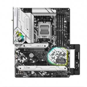 B650E STEEL LEGEND WIFI, Socket AM5, AMD B650, 4xDDR5-5200, HDMI+DP, 2xPCI-Ex16, 2xSATA3(RAID 0/1/10), 3xM.2, 8 Ch Audio, 1x2.5GLan, WiFi, (2+4)xUSB2.0, (5+4)xUSB3.2, (1+1)xUSB3.2 Type-C™, ATX, RTL